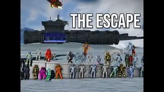 Space Engineers - Escaping Scraplands Fugitives Onbored