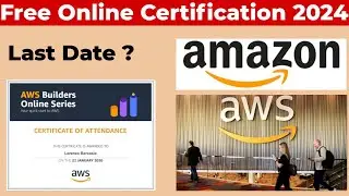 How to get AWS certificate | Free courses online with Certificate 2024 | AWS free Certification