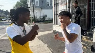 Fried Rice Vs Fried Chicken BOXING IN THE HOOD!