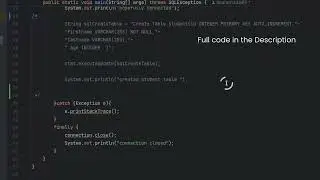 SQLException: No Suitable Driver Found JDBC | Using Java, Connecting to mariaDB, Creating Table
