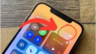 How to TURN ON BATTERY PERCENTAGE on ANY iPhone
