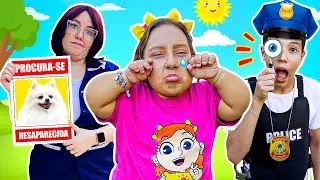 A nova babá da MC Divertida perdeu a cachorrinha Mel | Histórias Engraçadas para Crianças
