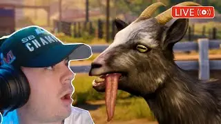 #live Can OpJ and I Finish Goat Sim? | Goat Simulator 3 (ROAD TO 5K)