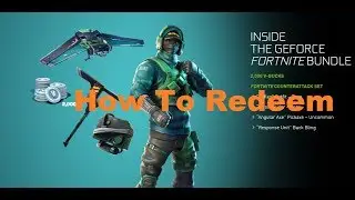 How to REDEEM the NVIDIA fortnite bundle | TUTORIAL