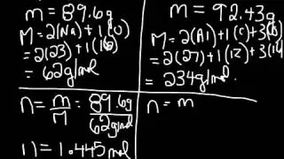 How to calculate limiting reactant