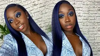 O AZUL PERFEITO 💙 | COMO PINTEI A MINHA WIG DE AZUL | ANGEL