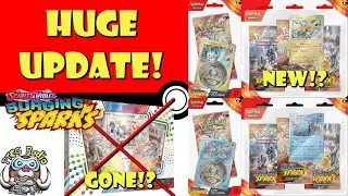 BIG Surging Sparks Update! Blisters Revealed! Horizon Product NOT for Europe!? (Pokémon TCG News)