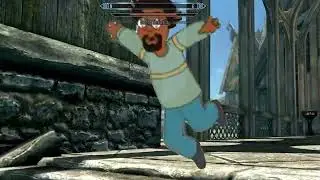 Accidentally using your Dragon shout on an NPC