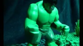 Lego Hulk hungry