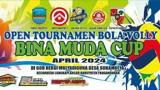 TURNAMEN VOLLY BALL - BINA MUDA CUP 2024 DESA SUKAMULYA