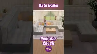 Sims 4 Modular Couch for Base Game #sims4ideas