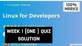 Linux for developers week 1 all quiz answer || Linux for developers quiz answer