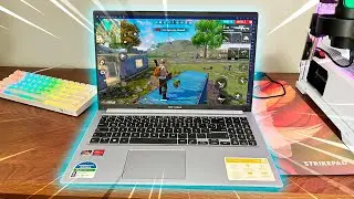 Joguei FREE FIRE no Asus VivoBook pela PRIMEIRA vez!