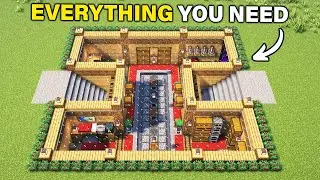 ⛏️ Minecraft : ULTIMATE Underground House 🏡 [ Build Tutorial for Survival ]