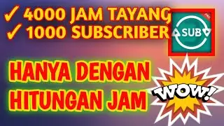 Cara Menambah Jam Tayang dan Subscriber Untuk YouTuber Pemula