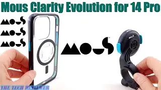 A bike mount case by Mous?? Clarity Evolution for iPhone 14 Pro is clear, protective & easy to use!