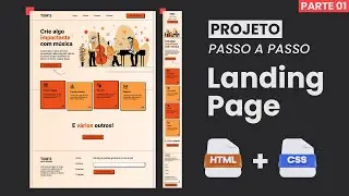 PROJETO: LANDING PAGE apenas com HTML e CSS a partir do FIGMA - PARTE 01 | ONEBITCODE