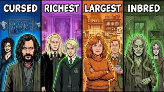 All 28 Sacred Pure Blood Families in Harry Potter EXPLAINED in Detail