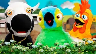 Весёлые эпизоды с куклами на ферме | На ферме у Зенона