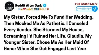 My sister forced me to fund her wedding, then mocked me as pathetic. I canceled every vendor.