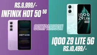 Infinix Hot 50 5g Vs IQOO Z9 Lite 5g Comparison | Dimensity 6300 | Which Best In 10K ? 🔥