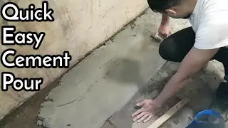 Adding Cement in Small Work Shop Spaces | Sharp Sand Mix