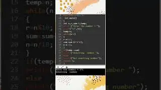 C program to find Armstrong number // c programming // c tutorials