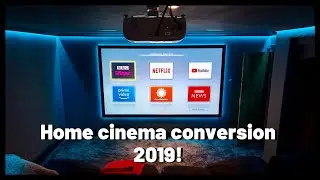 Home cinema conversion | BEFORE AND AFTER!