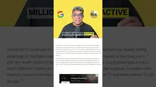 Google Launches 'Google TV Network' for Targeted Advertising on CTV   #Shorts