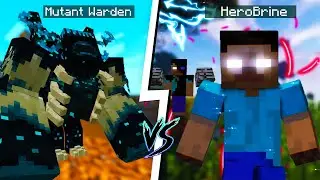 Minecraft|😨هيرو براين ضد الواردن المطور في ماين كرافت