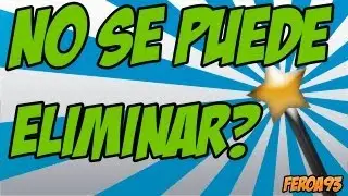 Como eliminar archivos que no se pueden eliminar.✅
