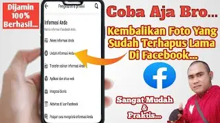Cara Mengembalikan Foto Facebook Yang Sudah Terhapus 