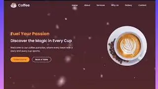 Responsive Coffee Website 