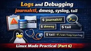 Linux Debugging: Master Logs (journalctl, dmesg, syslog, tail)