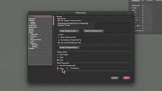 Preferences Dialog