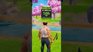 Fortnite vs RYZEN 7 9800X3D | 4K Graphics Comparison