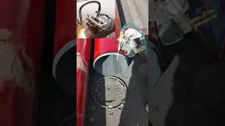 Magnetic force gas cutting machine for round pipe.flame cutting tractor