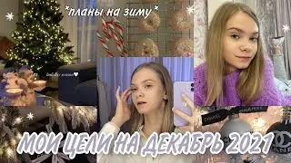 МОИ ЦЕЛИ НА ДЕКАБРЬ 2021 / Планы На Зиму 2021-2022