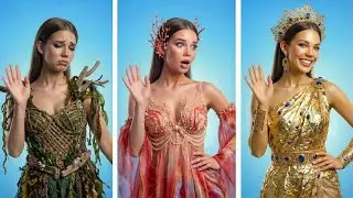 POOR vs RICH Superheroes at School! How to Become a Mermaid!