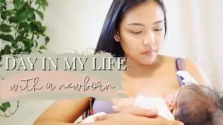 DAY IN MY LIFE WITH A NEWBORN 2020 | First Time Mom, She's One Month Old!