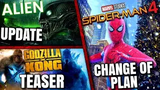 Spider-Man 4 Being Reworked, Godzilla X Kong Teaser, Alien Update & MORE!!