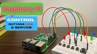 Raspberry Pi: Use Buttons to Control LEDs and Servos!