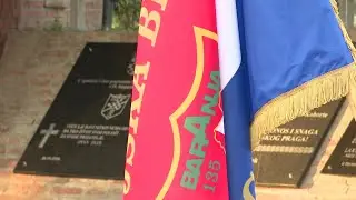 Spomen ploča u počast poginulim i umrlim pripadnicima 135. brigade Hrvatske vojske