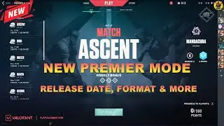 VALORANT PREMIER MODE | RELEASE DATE, FORMAT & MORE | Valorant Update | 
