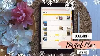 December 2021 Digital Plan With Me on my iPad in GoodNotes