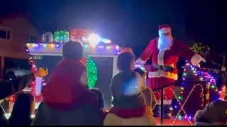 LAPD Santas spread JOY to L.A.neighbourhood (2025/12)🎅🏼🌲