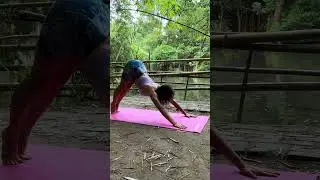 ASMR Outdoor Yoga | Chebyjane #shorts #stretching #flexibility