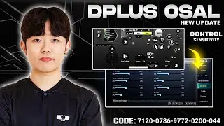 오살 OSAL SENSITIVITY + CONTROL SETTINGS OSALㅣ5 Finger + Gyro | PUBGM/BGMI 2023