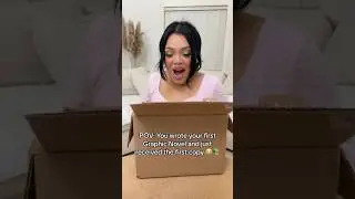Seeing my Book for the first time