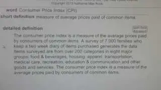Consumer Price Index (CPI) Real Estate License Exam Study Guide AgentExamPass.com